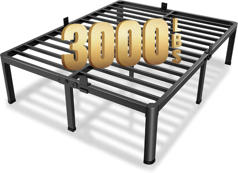 MAF 14 Inch Queen Metal Platform Bed Frame with Round Corner Legs