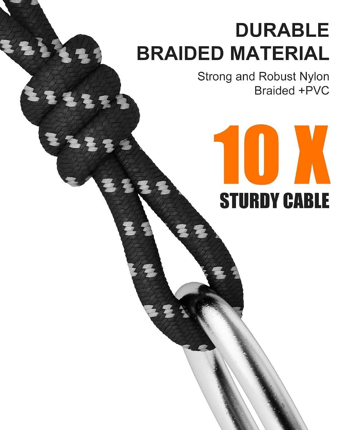 XLR Cables 75ft 2Pack, Durable Nylon Braided XLR Microphone Cable
