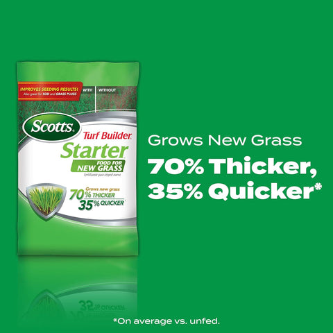 Scotts Turf Builder Starter Fertilizer for New Grass, 15 lbs.