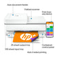 HP ENVY 6455e Wireless Color Inkjet Printer, Print, scan, copy, Easy setup, Mobile printing, Best for home, Instant Ink with HP+ (3 months included),white