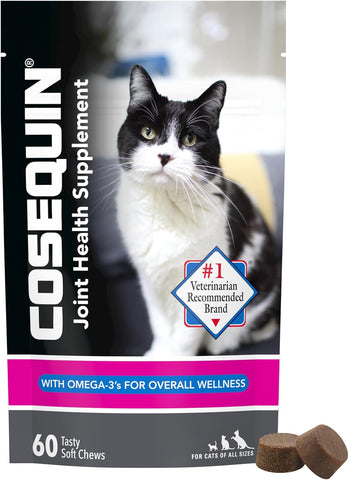 Nutramax Cosequin Joint Health Supplement for Cats, Soft Chews, 60ct