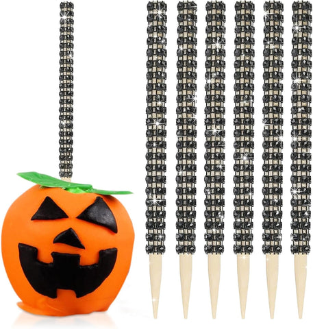 32 PCS Bling Candy Apple Sticks, Treat Sticks for Caramel Apple, Cake Pop