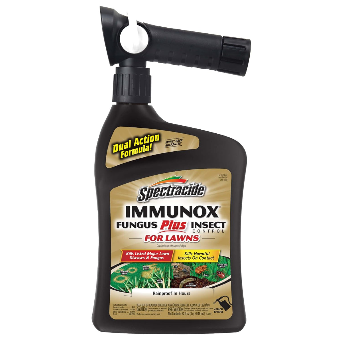 Spectracide Immunox Fungus Plus Insect Control for Lawns, 32 oz