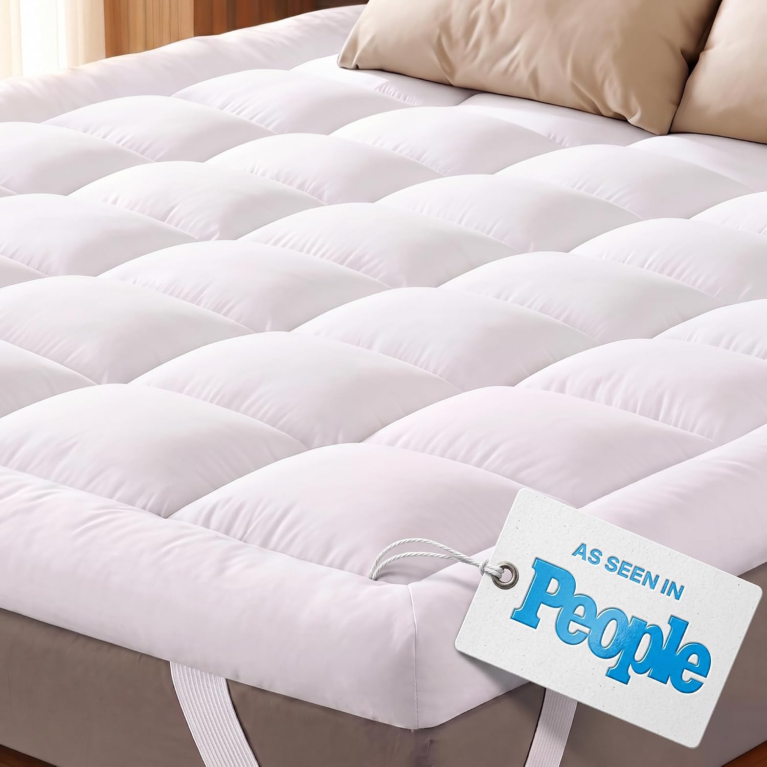 Ultra Soft & Cooling Mattress Topper - Twin XL Size