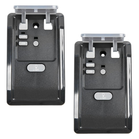 2X Garage Outlet Garage Door Opener Remote Control Security Multi Function Wall Mounted Panel Pad Replacement for Liftmaster Chamberlain Craftsman Sears (882LMW)