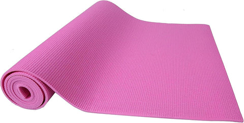 Fitvids All Purpose 1/4-Inch High Density Anti-Tear Exercise Yoga Mat with Carrying Strap with Optional Yoga Blocks, Multiple Colors