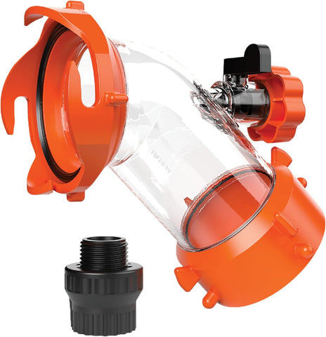 Camco Rhino Blaster RV Tank Rinser with Backflow Preventer, 45-Degree Elbow