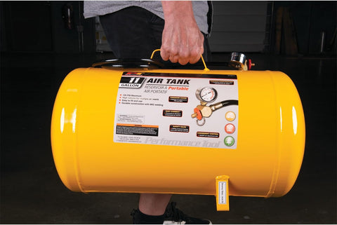 Performance Tool W10011 11-Gallon Portable Horizontal Air Tank