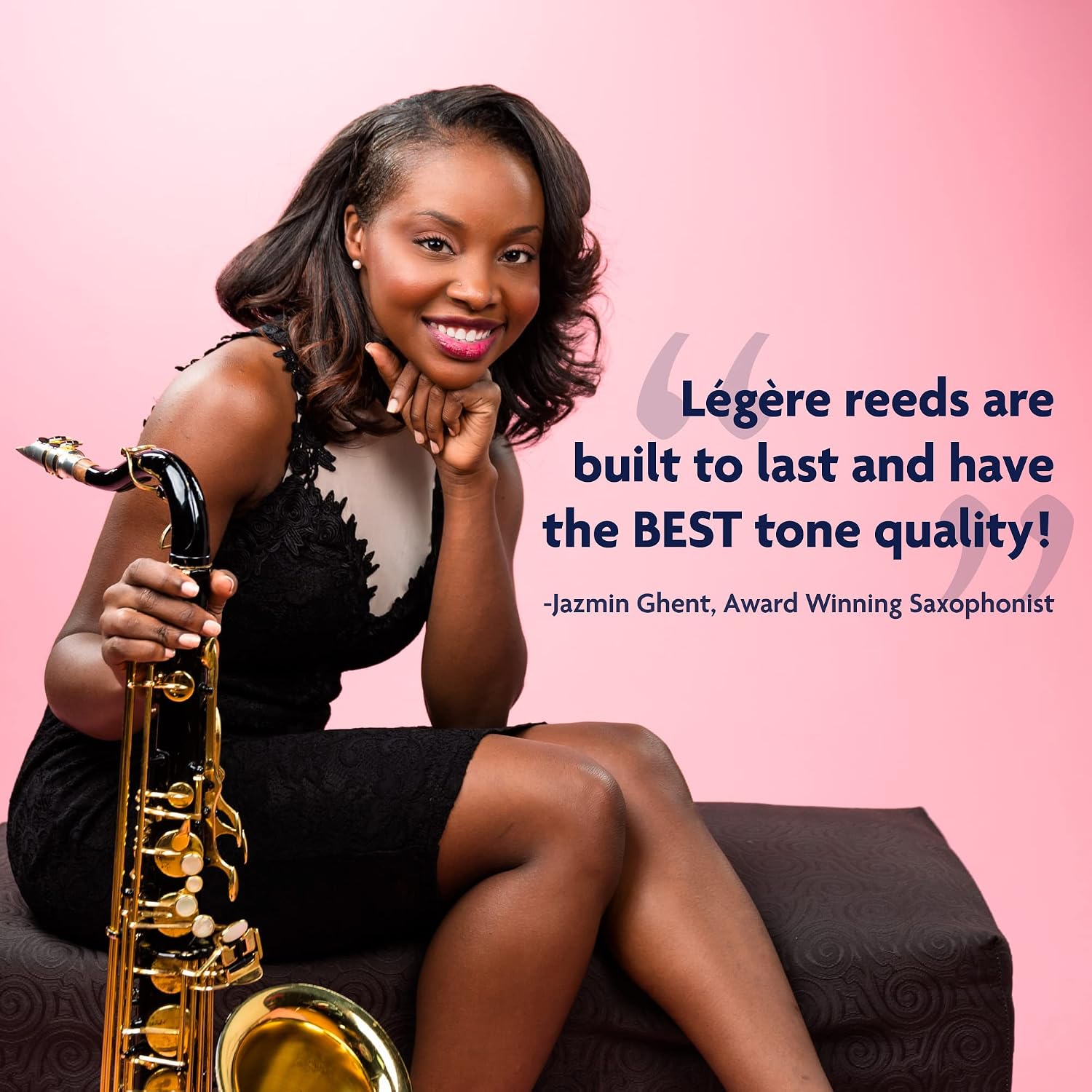 Légère Reeds - Alto Saxophone Reed, Classic, Strength 3.50 (AS3.50) - Easy-playing, Durable, Synthetic Student Saxophone Reed