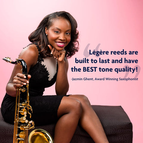 Légère Reeds - Alto Saxophone Reed, Classic, Strength 3.50 (AS3.50) - Easy-playing, Durable, Synthetic Student Saxophone Reed