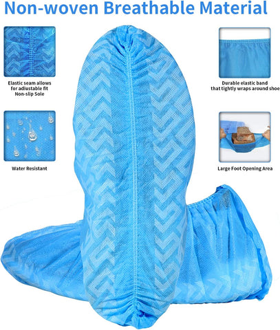 Shoe Covers Disposable,Extra Large 200 Pack, Non-Slip Indoor