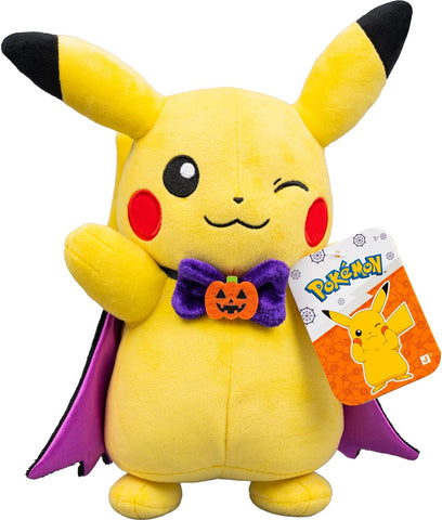 Pokemon Pikachu Plush with Spooky Cape - 8-Inch Plush with Unique Accessory