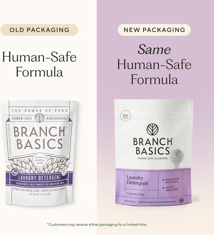 Branch Basics Laundry Detergent – 2 Pack (4lbs each) | Fragrance-Free