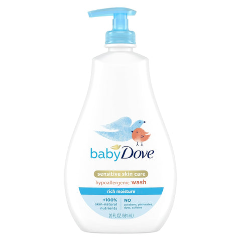 Baby Dove Sensitive Skin Care Baby Wash For Baby Bath Time Rich 20 oz