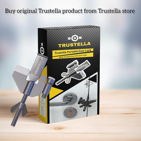 Heavy Duty Portable Door Lock for Extra Security at Home,Apartment & Travel