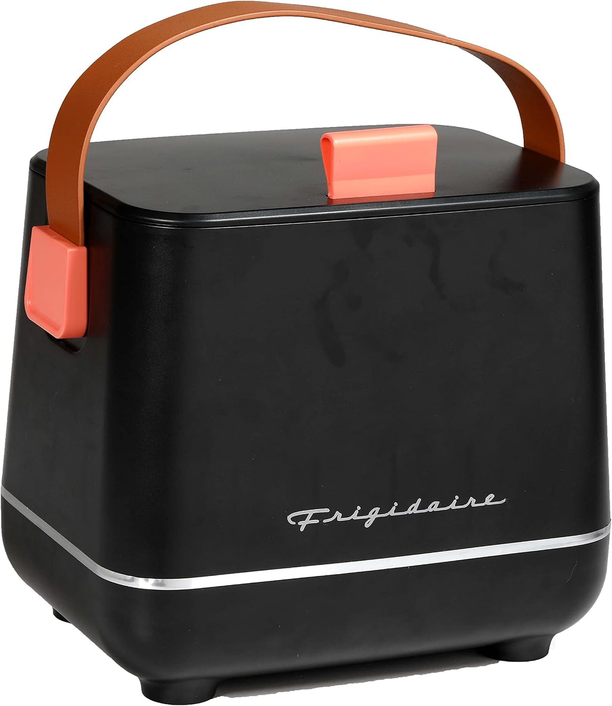 Frigidaire EFMIS308 Top Opening 6 Cans/4L Beverage Insulated Fridge Or Cooler Up To 8 Hrs, With Wall And Car Outlet (Black) (Renewed)