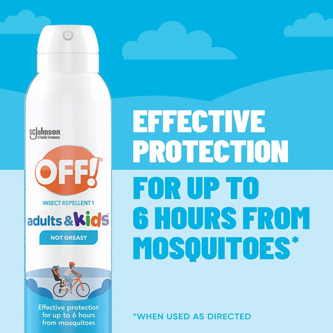 OFF! Adults & Kids Insect & Mosquito Repellent Bug Spray, 5 oz, (2-Pack)