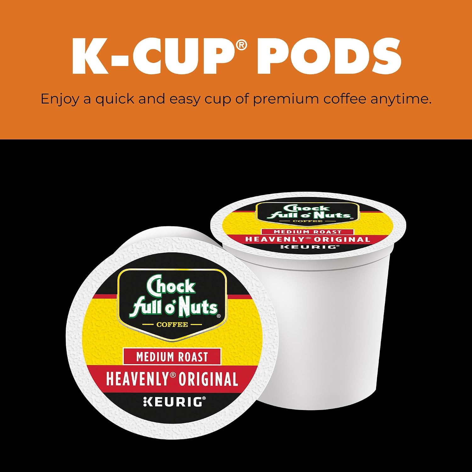 Chock Full o' Nuts K-Cup Pods - Heavenly Original, 48 K-Cup Pods