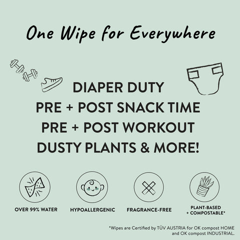 The Honest Company Clean Conscious Unscented Wipes | Over 99% Water, Compostable, Plant-Based, Baby Wipes | Hypoallergenic for Sensitive Skin, EWG Verified | Pattern Play, 288 Count