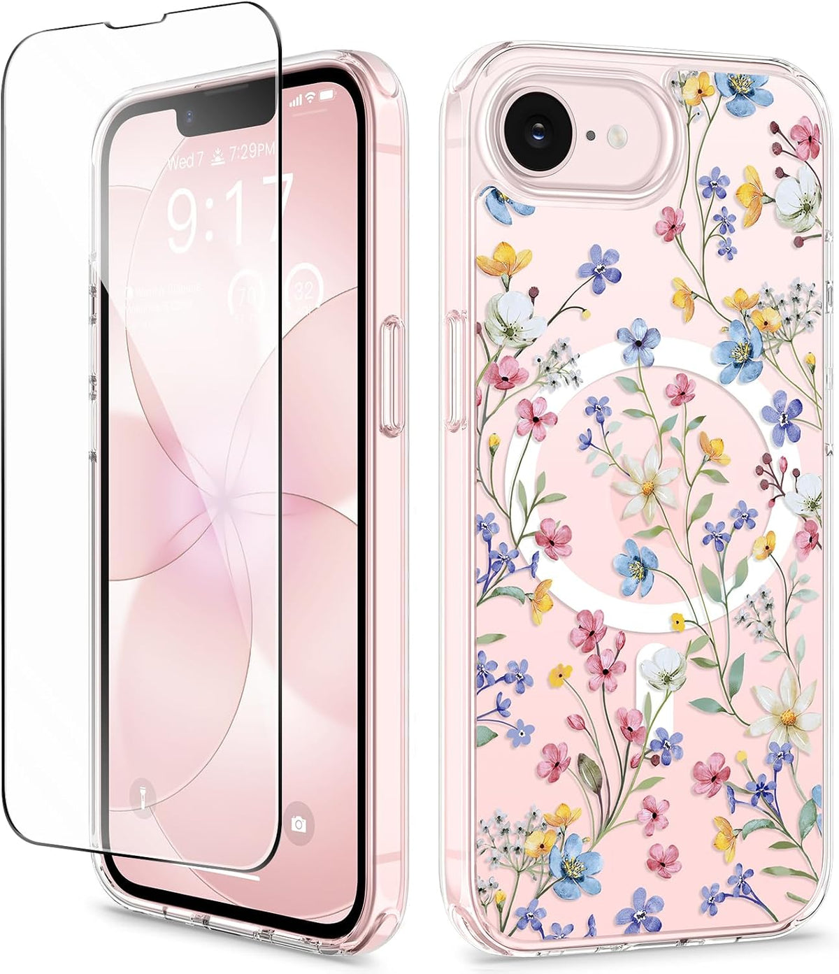 GVIEWIN for iPhone 17e Case & iPhone 16e Case with Screen Protector