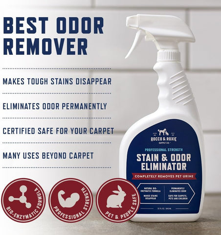 Rocco & Roxie Enzyme Stain & Odor Eliminator, 32 Fl Oz