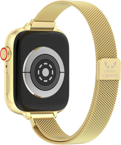 MARGE PLUS Slim Milanese Magnetic Loop Compatible with Apple Watch Bands