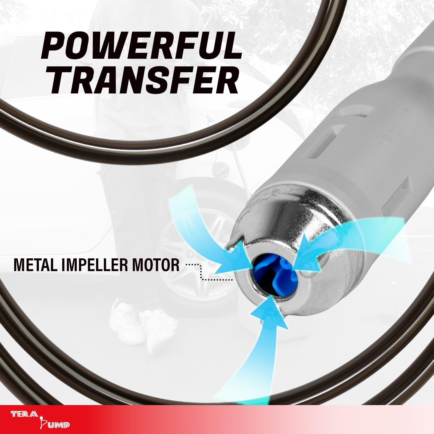 TERA PUMP 5th Gen TRFA01 Fuel Transfer Pump with Overfill Protection
