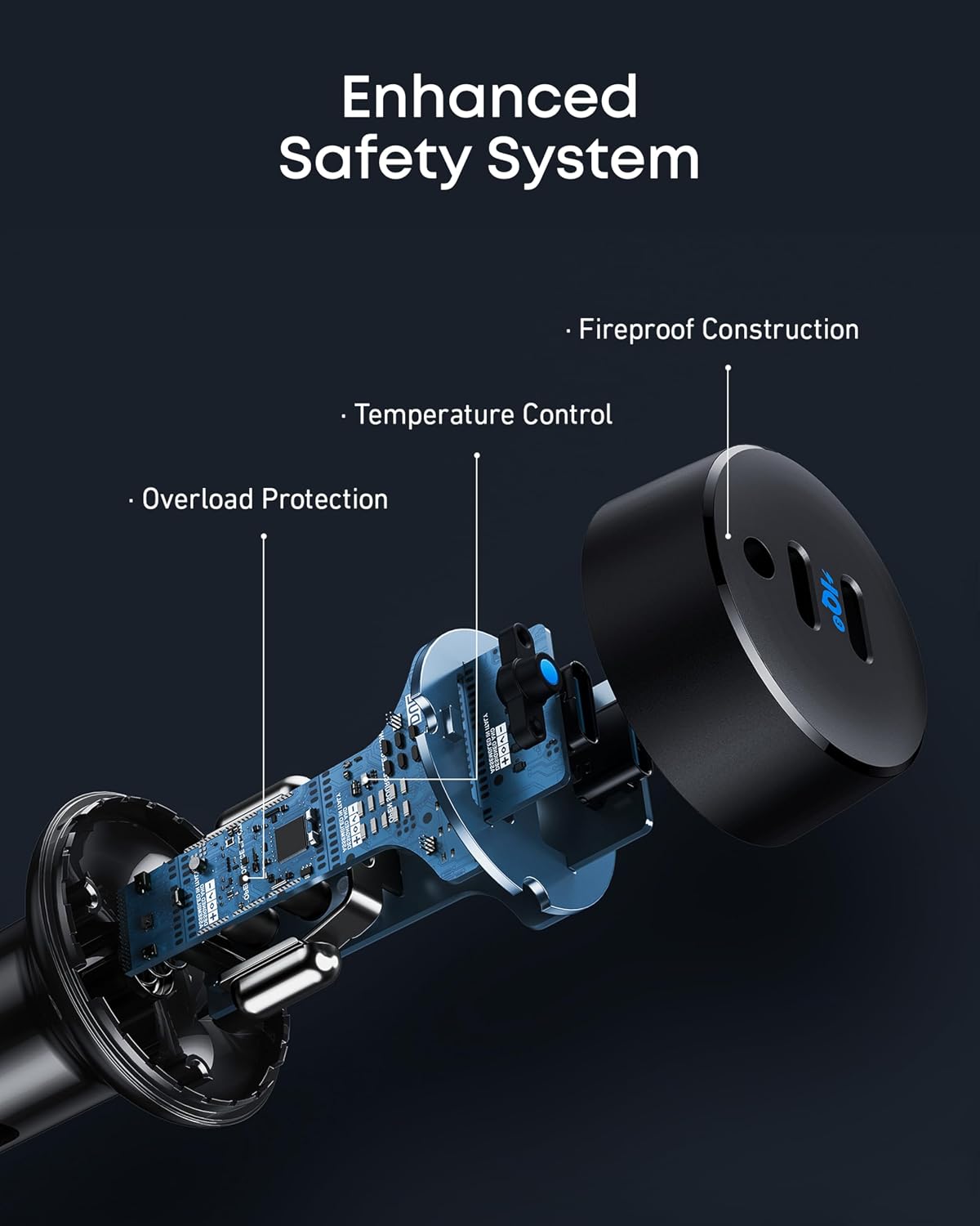 Anker 40W 2-Port PowerIQ 3.0 USB C Fast Charging Car Charger
