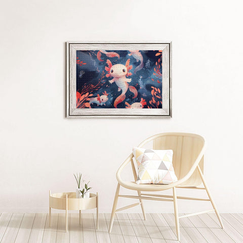 Generic Axolotls Jigsaw Puzzle 1000 Pieces，Perfect Home Decor and Gift for All Ages (19.7"" x 29.5"")