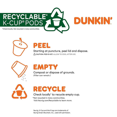 Dunkin’ French Vanilla Artificially Flavored Coffee, 60 Keurig K-Cup Pods | 6 boxes of 10 single serve coffee pods each, Smooth & rich flavor, Made with arabica coffee, Shelf stable, SNAP EBT eligible
