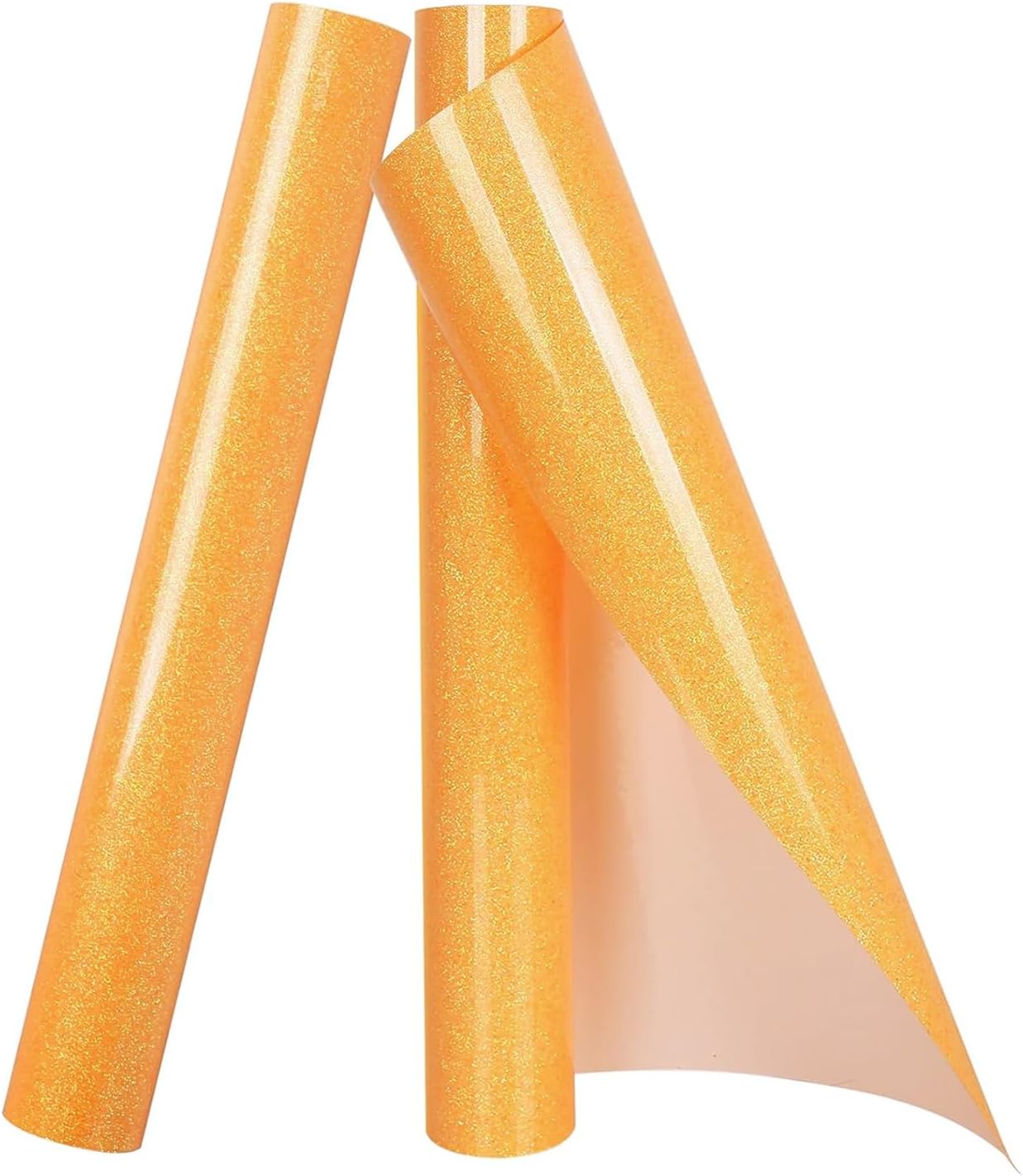 TORC Neon Glitter HTV Heat Transfer Vinyl Roll 12 inch x 10 ft (12 in x 5 ft per Roll) Iron on Vinyl for T Shirts Crafts