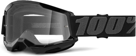 100% STRATA 2 Goggles - Sports Goggles for Motocross & Mountain Biking - Eyewear for Bike Riders - Motocross Eyewear for Men