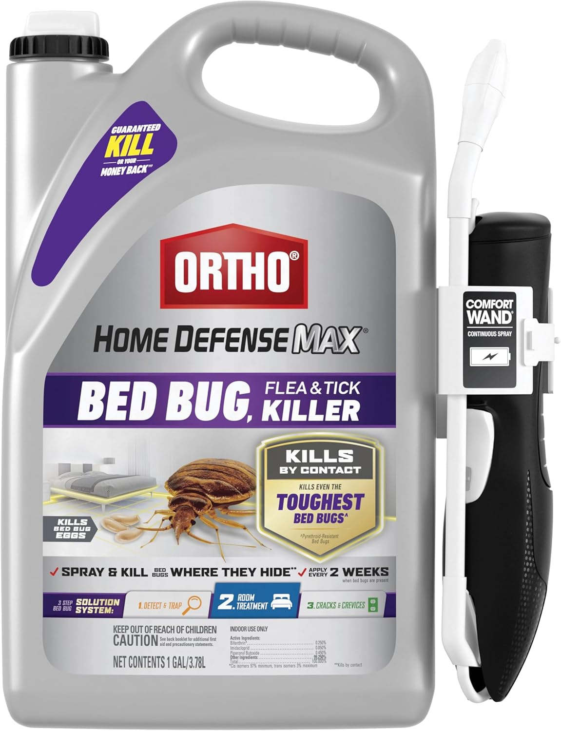 Ortho Home Defense Max Bed Bug, Flea & Tick Killer, 1 gal.