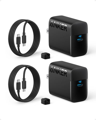 Anker 45W USB C Charger Block, 2-Pack Type C Charger Fast Charging