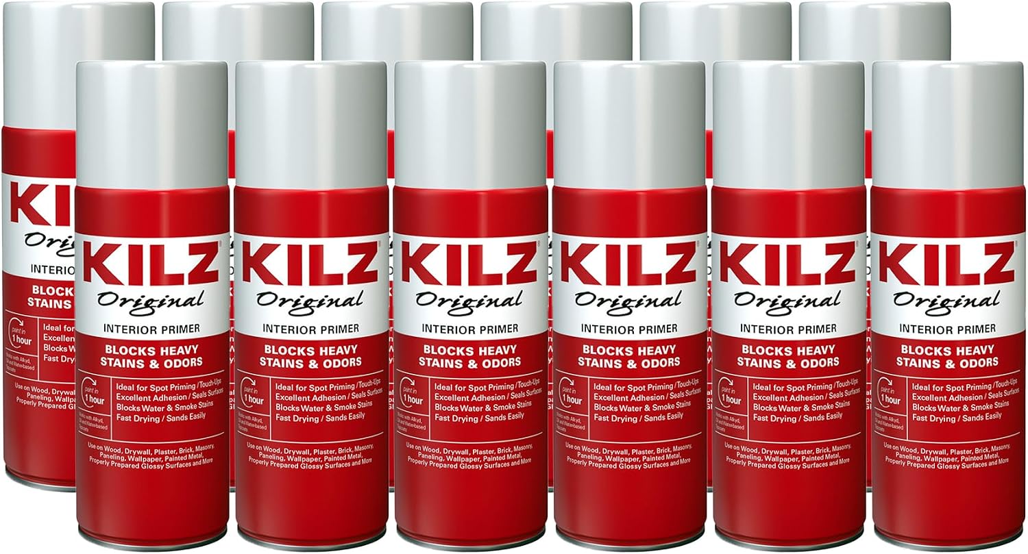 KILZ Original White Flat Oil-Based Aerosol Primer/Sealer 13 oz