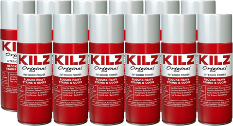 KILZ Original White Flat Oil-Based Aerosol Primer/Sealer 13 oz