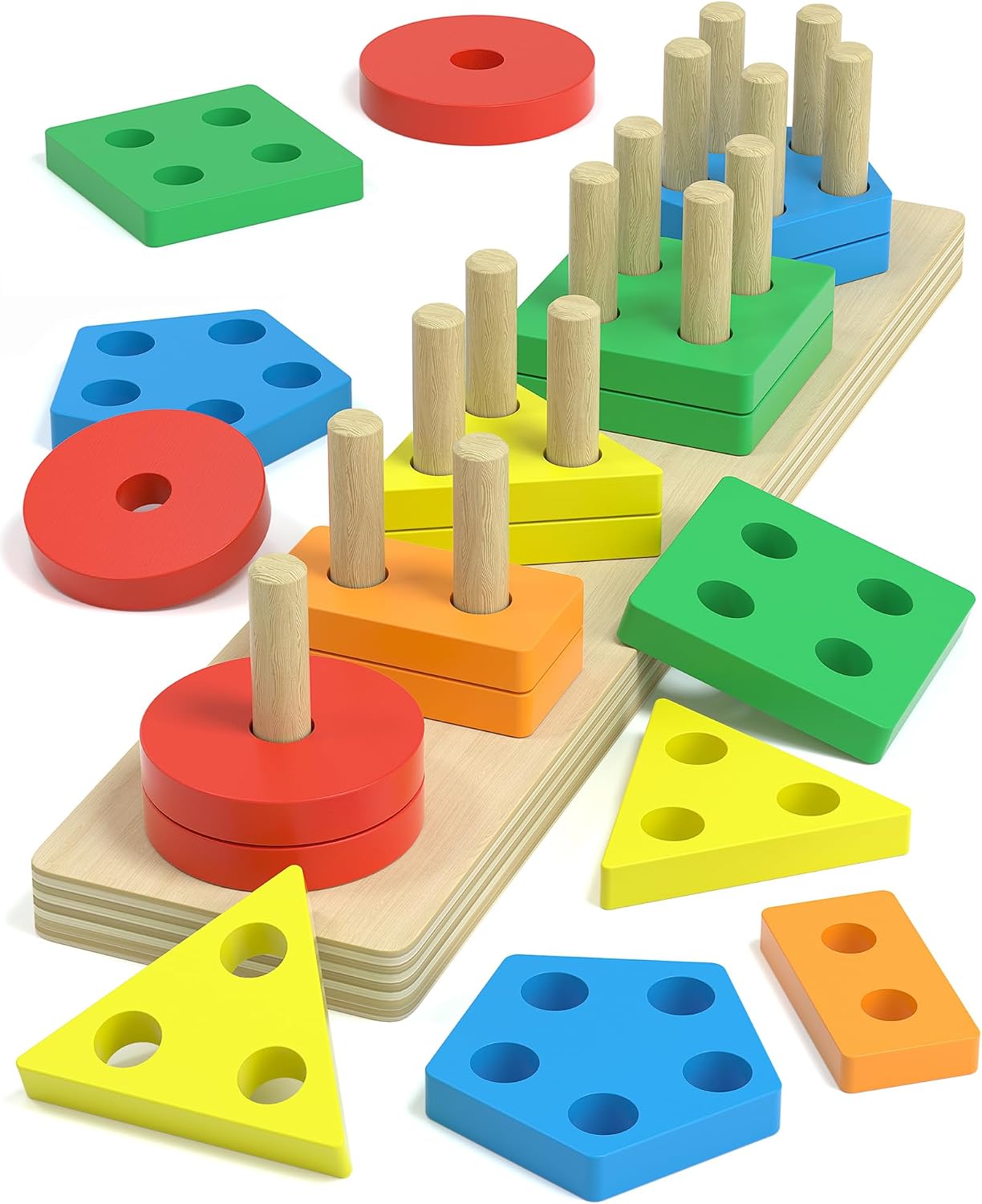 kecristv Montessori Toys for 1 2 Year Old Girl and Boy Birthday Gifts