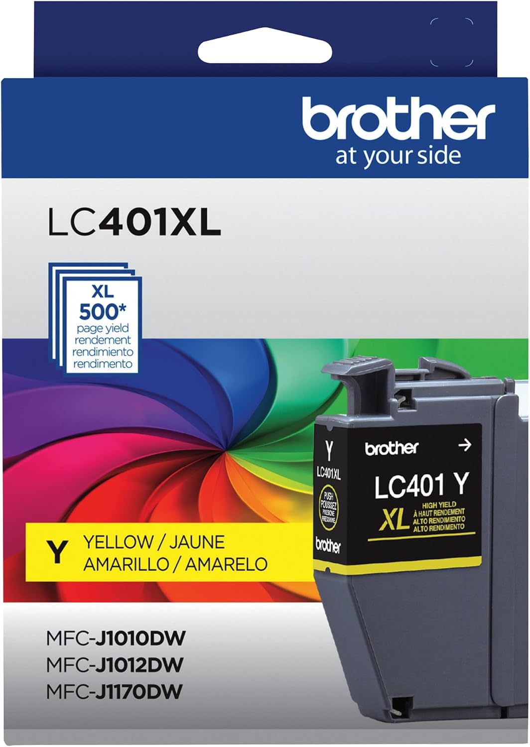 Brother Genuine LC401BK Standard Yield Black Ink Cartridge