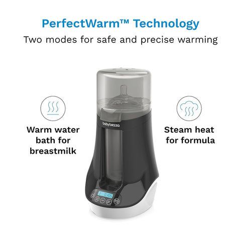Baby Brezza Fast Baby Milk Warmer for All Bottles of Formula + Breastmilk