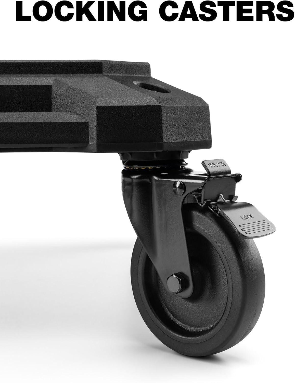 ToughBuilt StackTech 4-Wheel Cart Tool Box Dolly with 4 Locking Casters