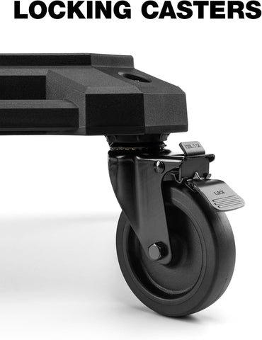 ToughBuilt StackTech 4-Wheel Cart Tool Box Dolly with 4 Locking Casters