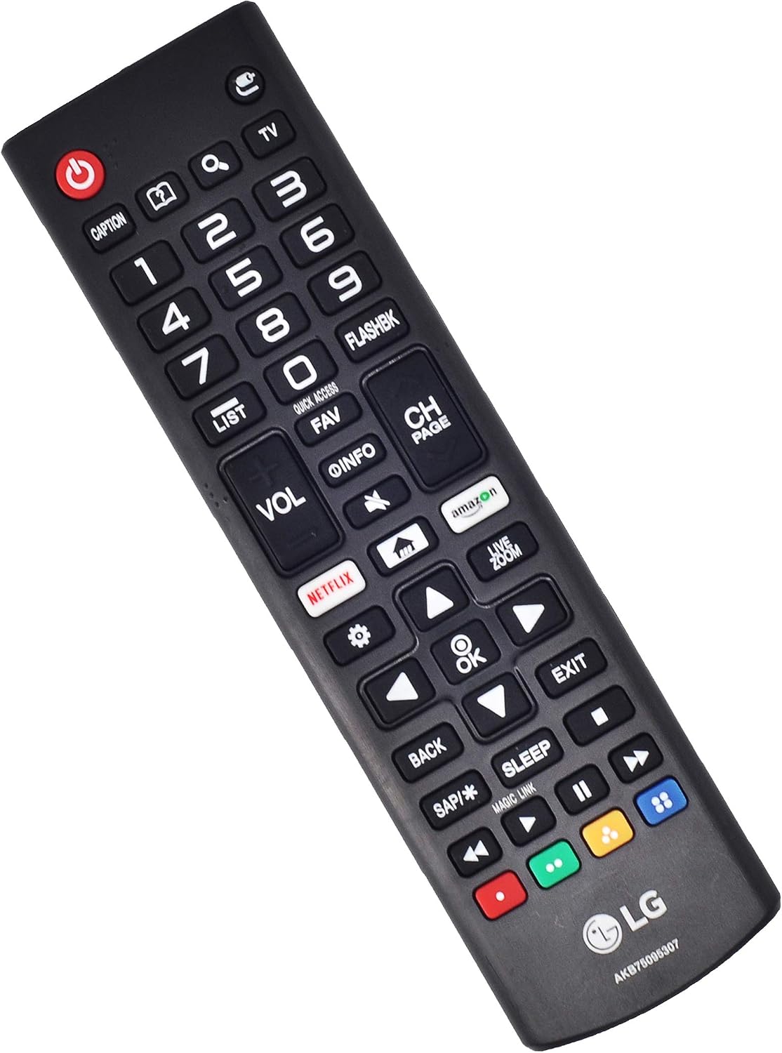 Original LG AKB75095307 Smart TV Remote Control for ALL LG LCD, LED, OLED Smart TVs (Batteries NOT Included)