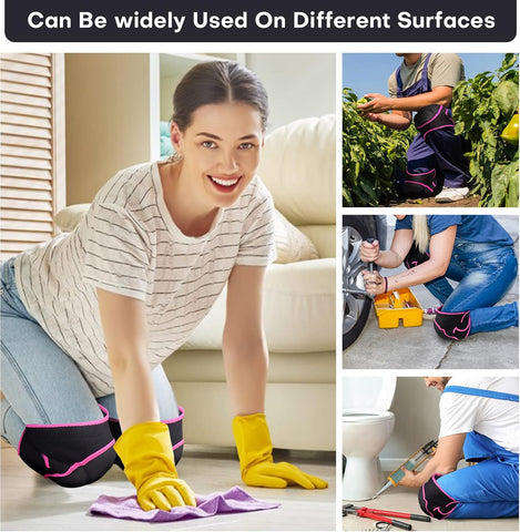 Women Men Knee Pad Suitable for House Working, Floor and Carpet Cleaning, Gardening Maintain, Construction Work, High Elastic Fabric Men Knee Pads Protect Knee Safety