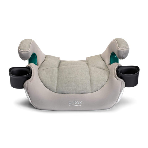 Britax UpNGo Click Backless Booster Car Seat — Parchment