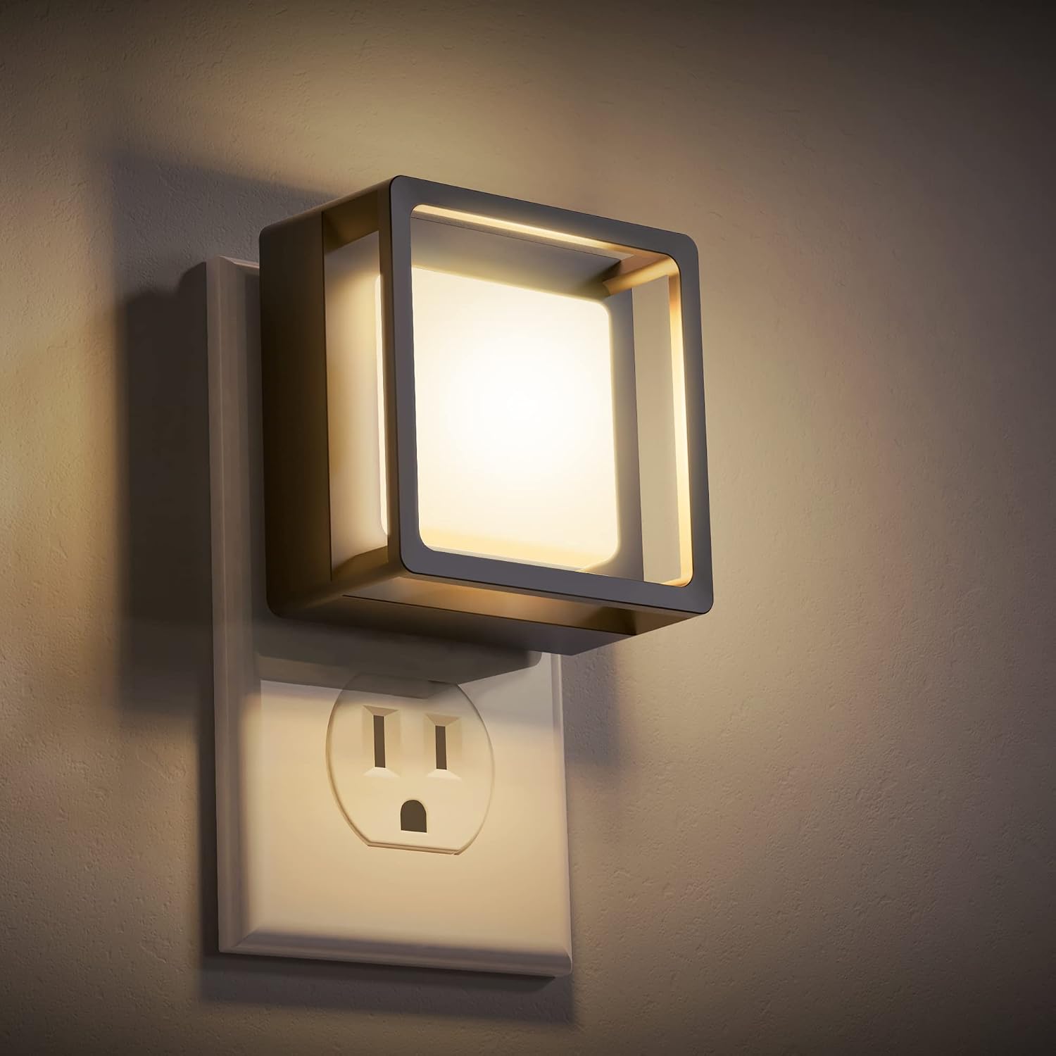 DORESshop LED Night Light,Night Lights Plug Into Wall [2 Pack],3000K