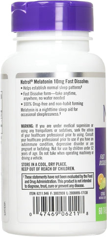 Natrol Melatonin CTRS Pnch 10mg