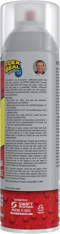 Flex Seal, 14 oz, Clear, Stop Leaks Instantly, Transparent Waterproof Rubber Spray On Sealant Coating, Perfect for Gutters, Wood, RV, Campers, Roof Repair, Skylights, Windows, and More