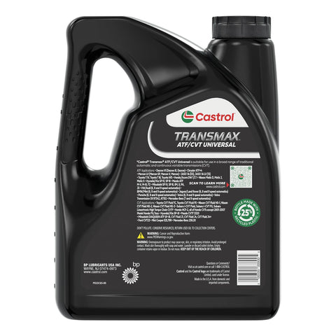 Castrol Transmax ATF/CVT Universal Automatic Transmission Fluid, 1 Gallon