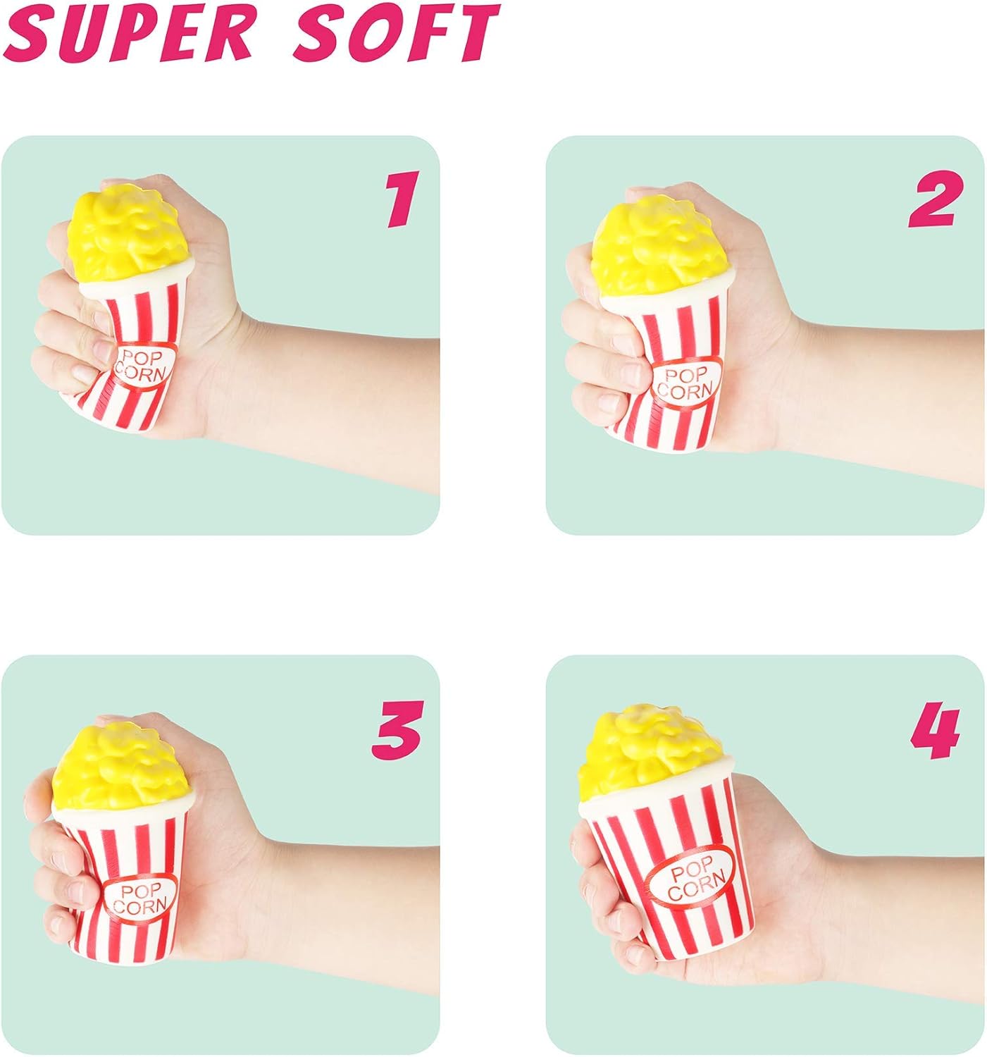 YOYI Slow Rising Squishy Toys, Jumbo Food Squishies Set