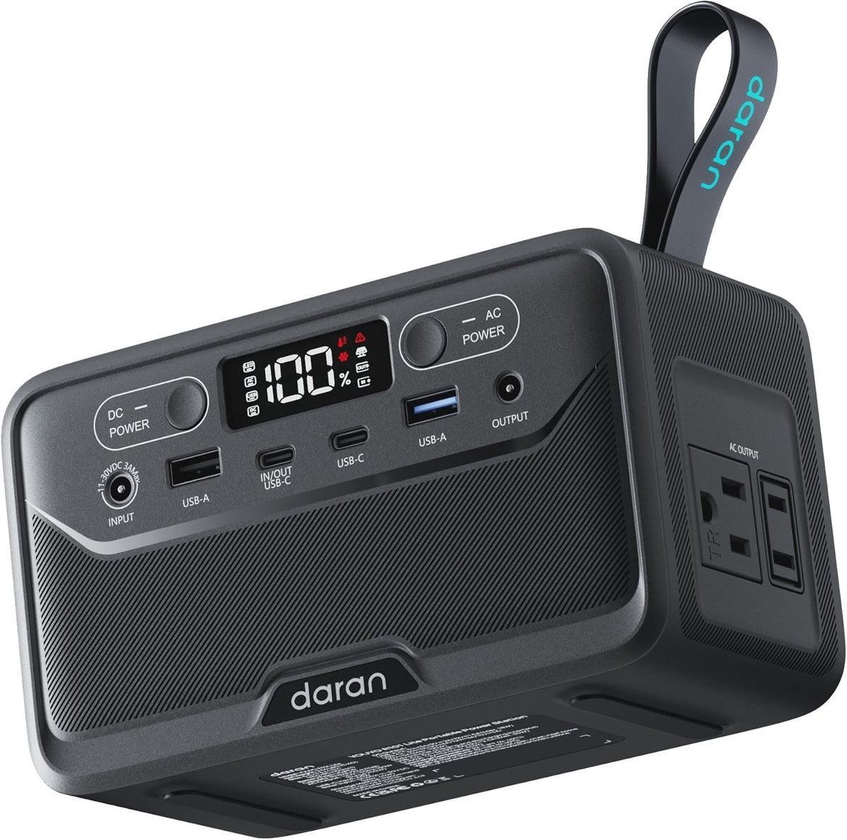 Portable Power Station 89.6Wh 100W PD USB-C with AC Outlet 100W(200W Peak)